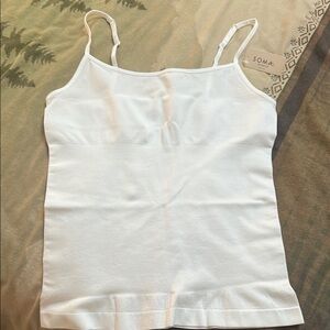 Soma White Fitted Camisole Intimates